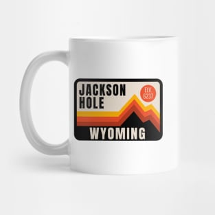 Jackson Hole Wyoming WY Skiing Hiking Ski Hike Mug